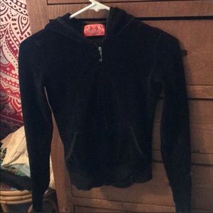 Juicy couture velour zip up